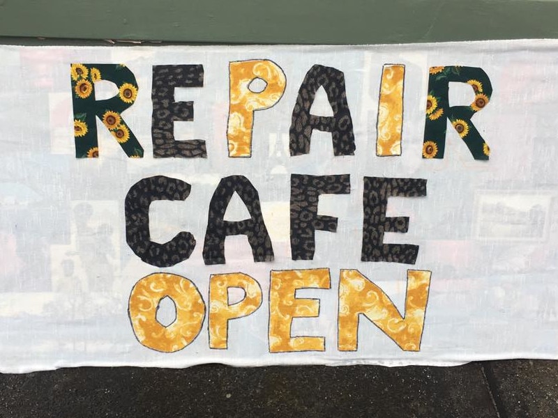 Home-made Repair cafe banner