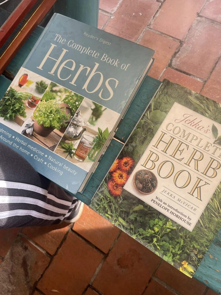 The Complete Book of Herbs by the Reader's Digest and Jekka's Complete Herb Book by Jekka McVicar